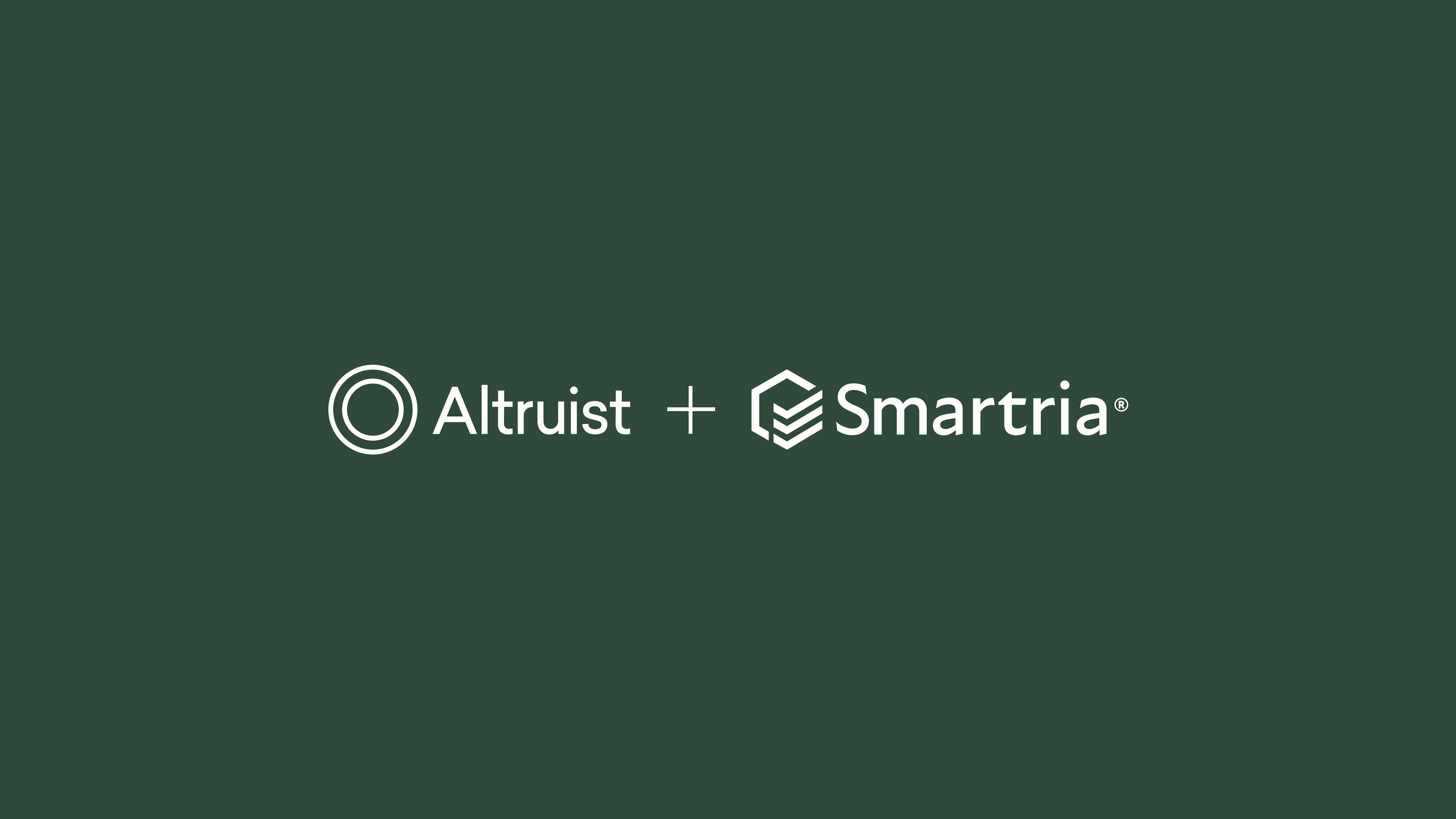 Altruist and Smartria are now integration partners 