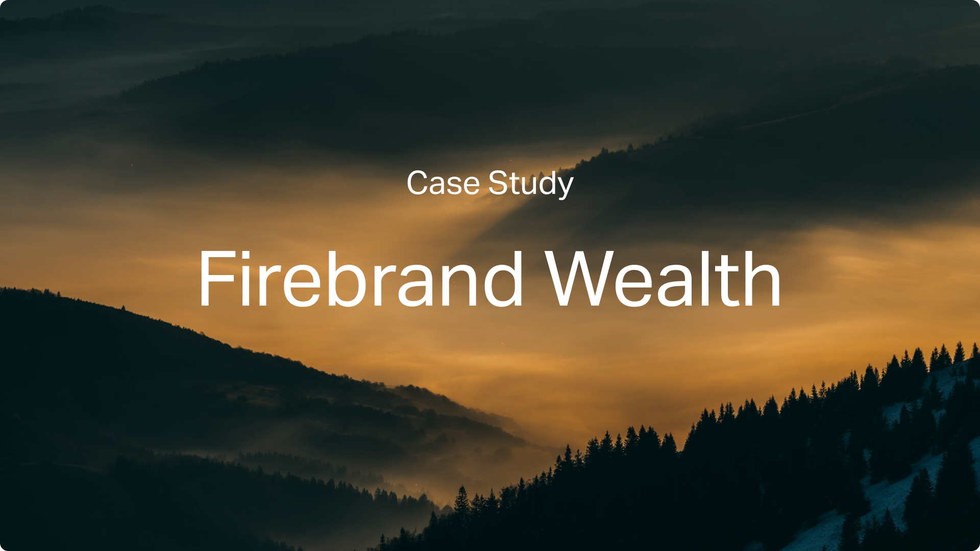 Exponential growth and exceptional client service–Firebrand does both.