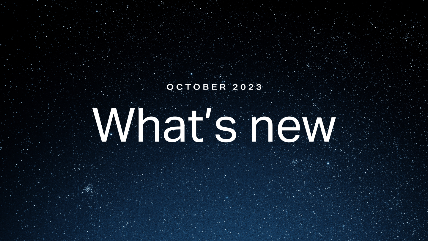 New in October 2023: Redtail integration, expanded joint account types